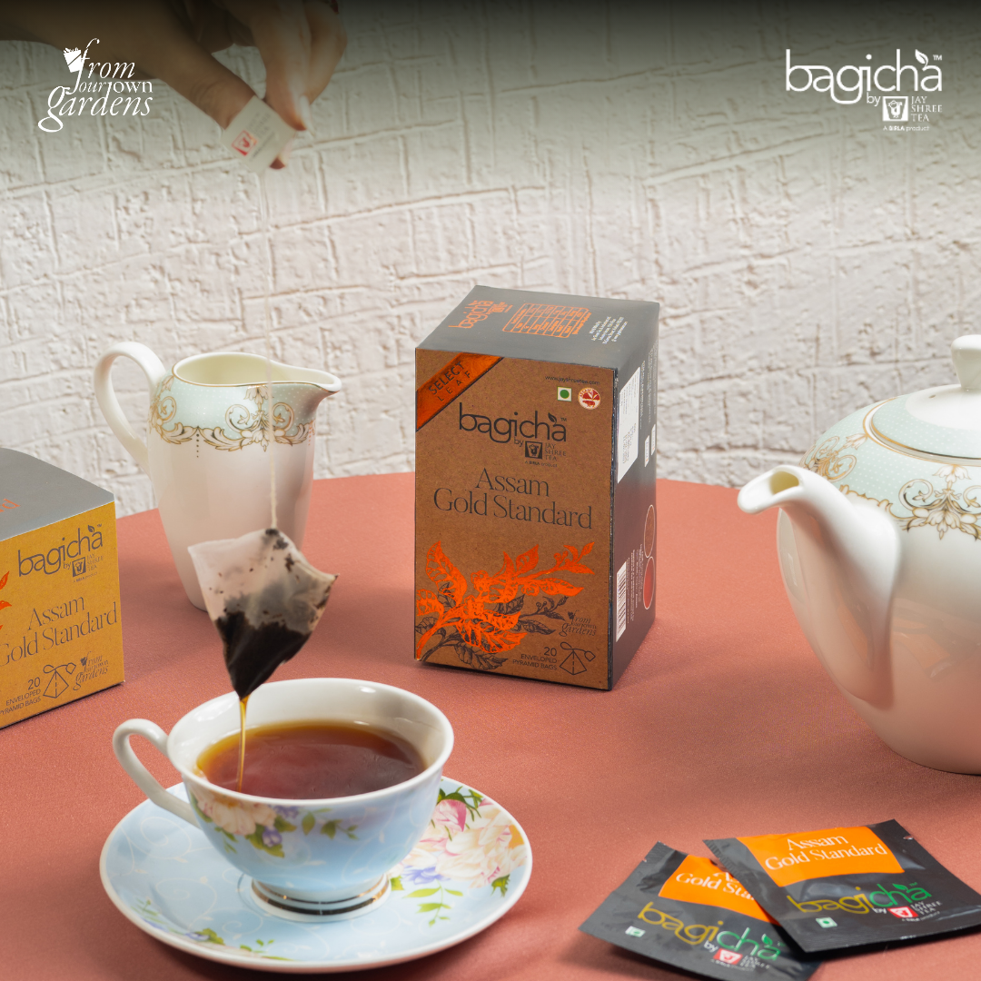 Bagicha by Jay Shree Tea Assam Gold Standard 20 Pyramid Tea Bags