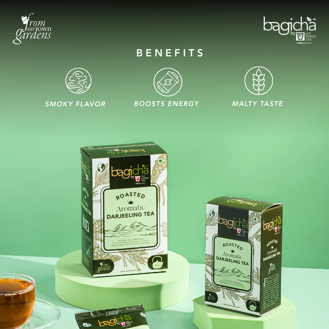 Bagicha By Jayshree Tea Roasted Aromatic Darjeeling Tea 100g