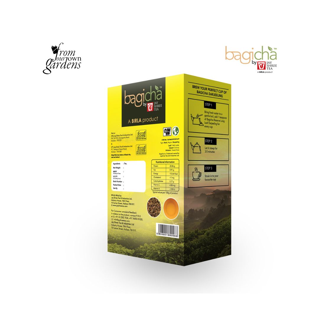Bagicha by Jay Shree Tea Reserve Long Leaf Darjeeling Tea