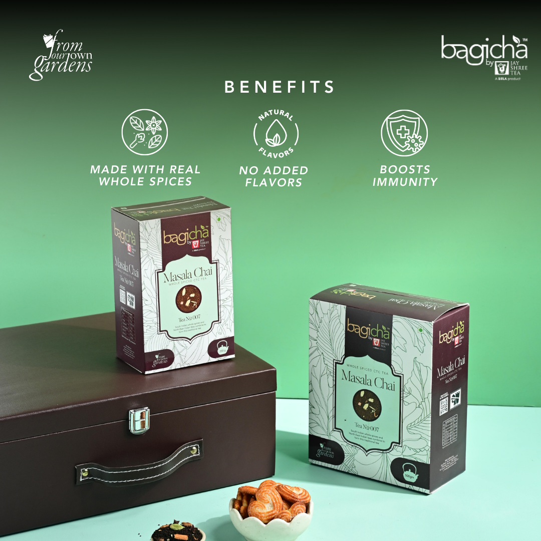 Bagicha By Jay Shree Tea Masala Chai (Loose Leaf) (Pack of 2)