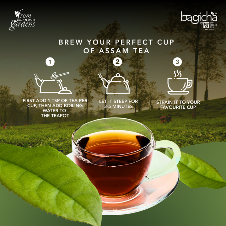 Bagicha By Jay Shree Tea Assam Luxury CTC Tea (Pack of 2)