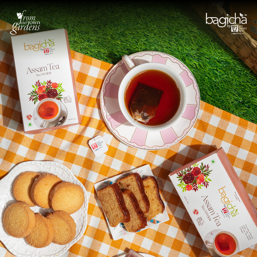 Bagicha By Jay Shree Tea Assam Tea 25 Enveloped Tea Bags (Pack of 2)