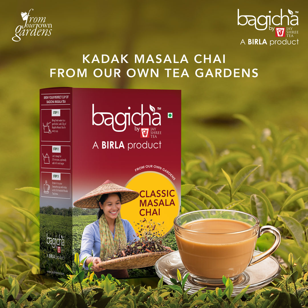 Bagicha By Jay Shree Tea Masala Chai (Loose Leaf) (Pack of 2)