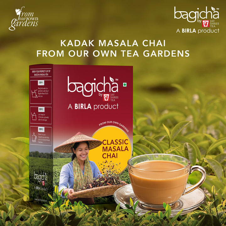 Bagicha By Jay Shree Tea Masala Chai (Loose Leaf) (Pack of 2)