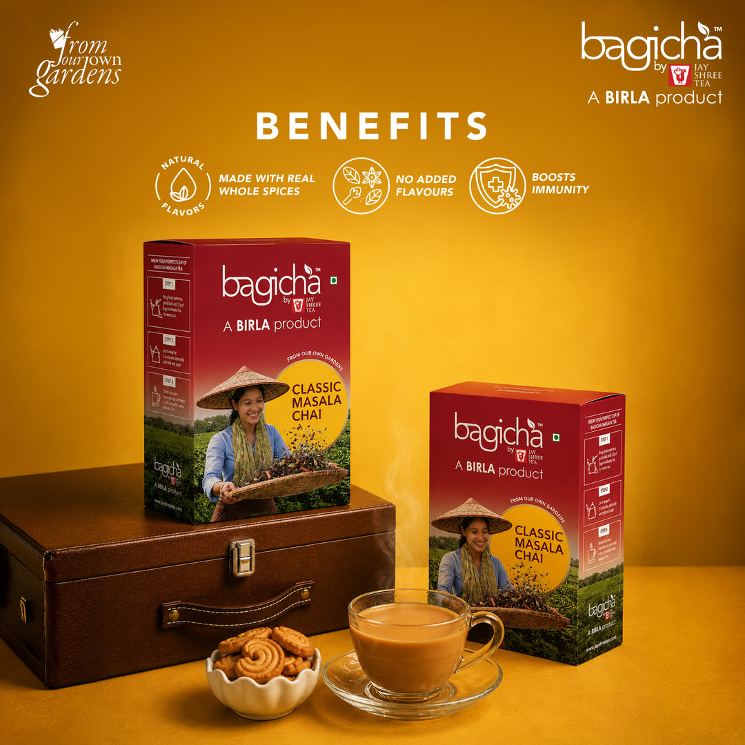 Bagicha By Jay Shree Tea Masala Chai (Loose Leaf) (Pack of 2)