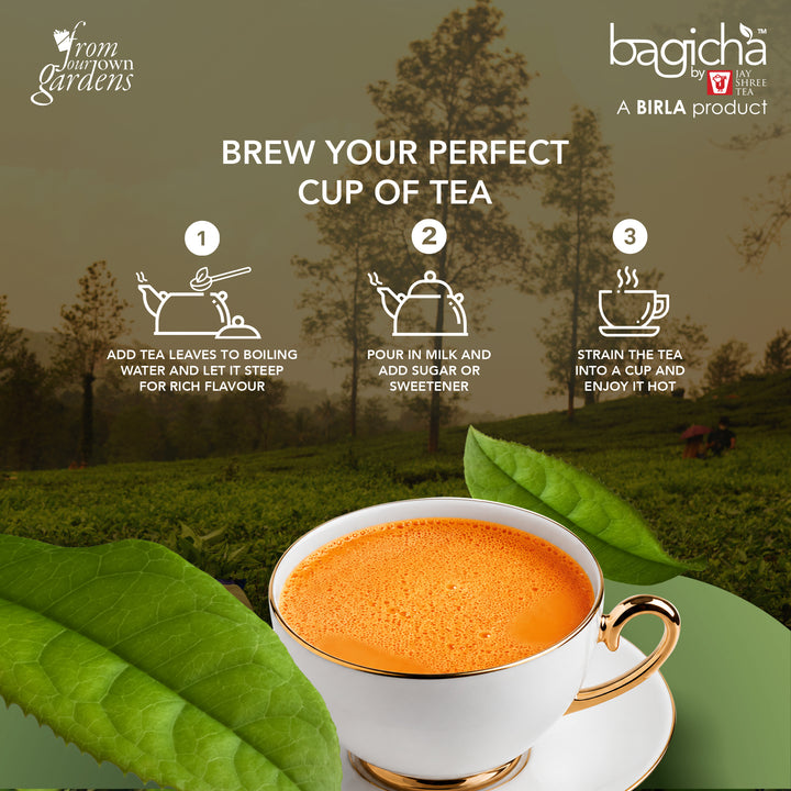 Bagicha By Jay Shree Tea Assam Premium CTC Tea (Pack of 2)