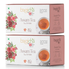 Bagicha By Jay Shree Tea Assam Tea 25 Enveloped Tea Bags (Pack of 2)