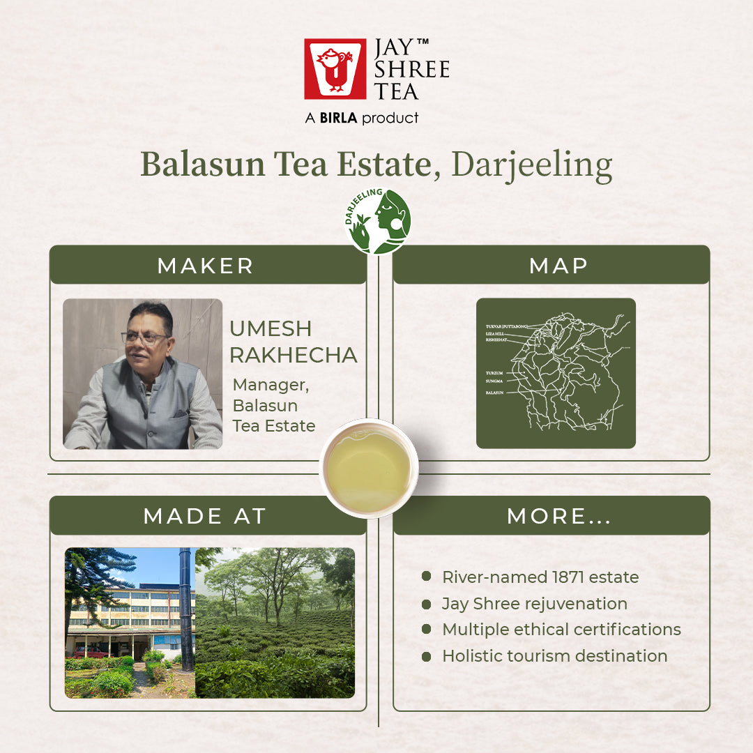 Darjeeling Balasun Flowery Clonal First Flush 2026 – “Prestige Micro Batch" – 4kg Only