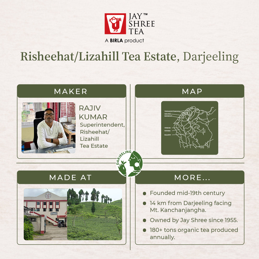 Lizahill Organic Flowery Clonal  – Darjeeling Second Flush 2026