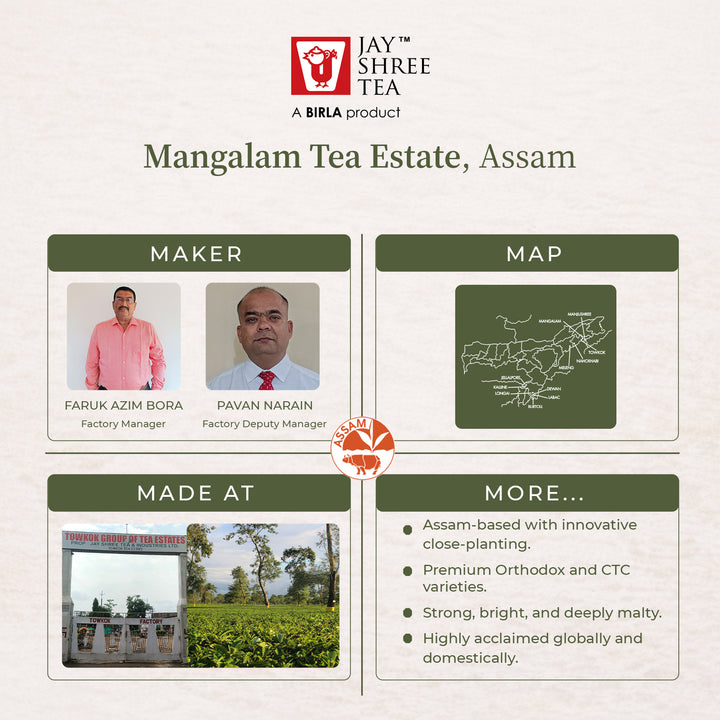 Mangalam FTGFOP1 SPL Second Flush 2026 – Signature Assam Tea