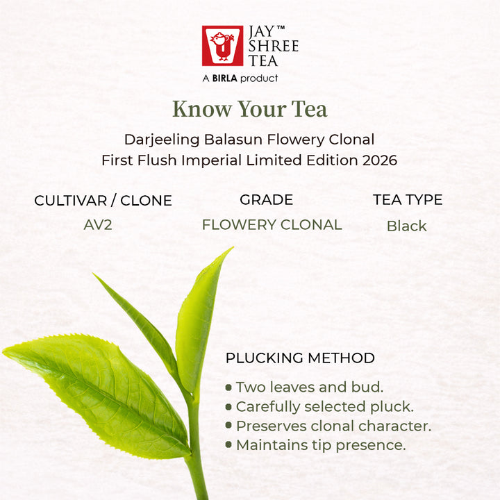 Darjeeling Balasun Flowery Clonal First Flush Imperial Limited Edition 2026