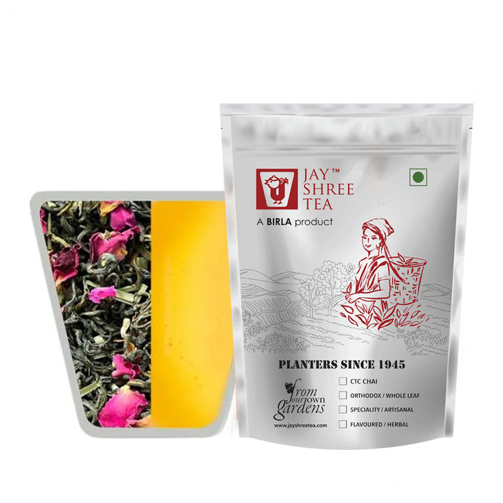 Jay Shree Tea  - Rose and Lemon Grass Green Tea