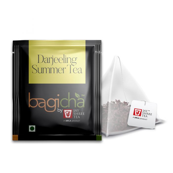 Bagicha by Jay Shree Tea Darjeeling Summer Tea 20 Pyramid Tea Bags