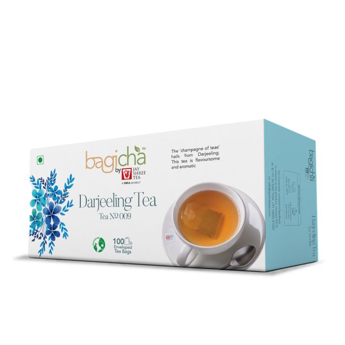 Bagicha By Jay Shree Tea Darjeeling Tea 100 Enveloped Tea Bags